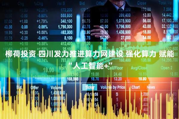 柳荷投资 四川发力推进算力网建设 强化算力 赋能“人工智能+”